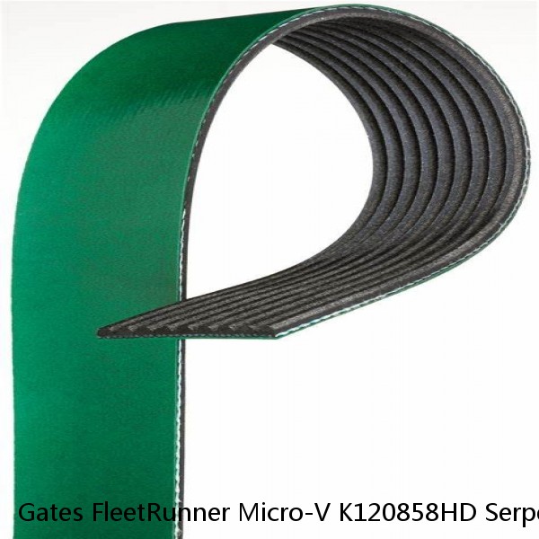 Gates FleetRunner Micro-V K120858HD Serpentine Belt for 12K858 12K858HDV at